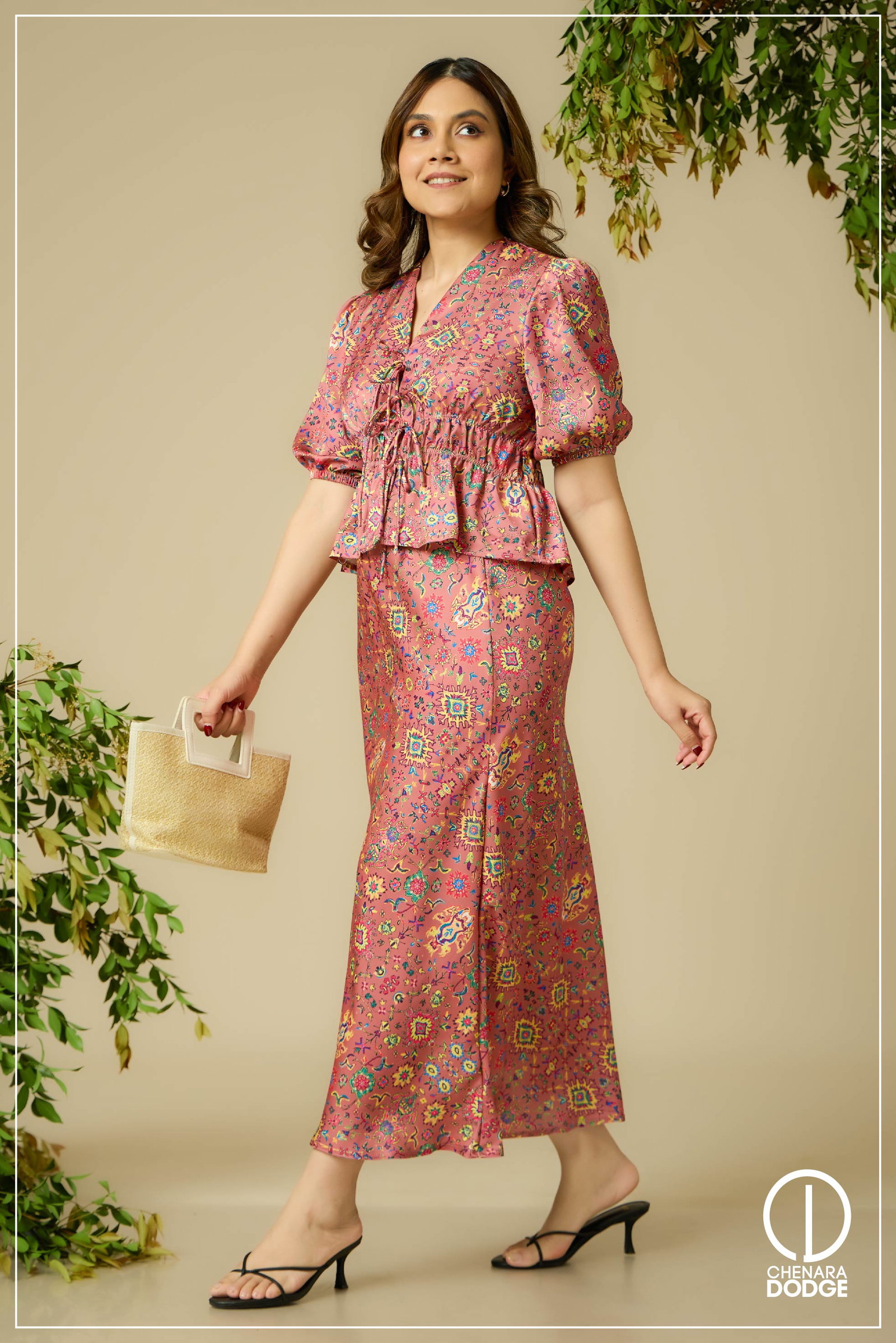 Rose high waist pleated skirt yv42811